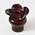 Ruby Red Polish Glass Vase by Czeslaw Zuber for Barbara, 1970s For Sale - Image 4 of 8