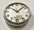 Vintage Industrial Silver Wall Clock from TN, 1960s For Sale - Image 6 of 18