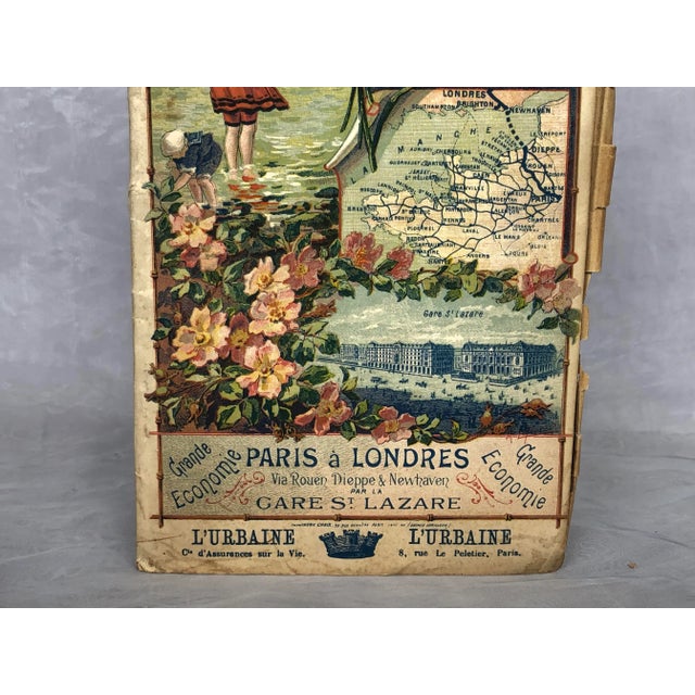 Vintage French Travel Ephemera Beach House Decor For Sale In New York - Image 6 of 15