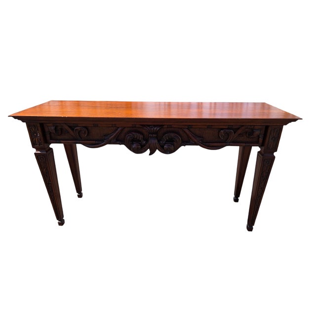 Beautiful Ethan Allen Hall Table in excellent condition. Please see photos as they are considered part of the...