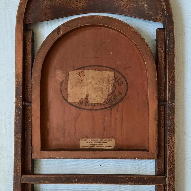 B751 Folding Chair from Thonet Mundus, 1930s For Sale - Image 14 of 15