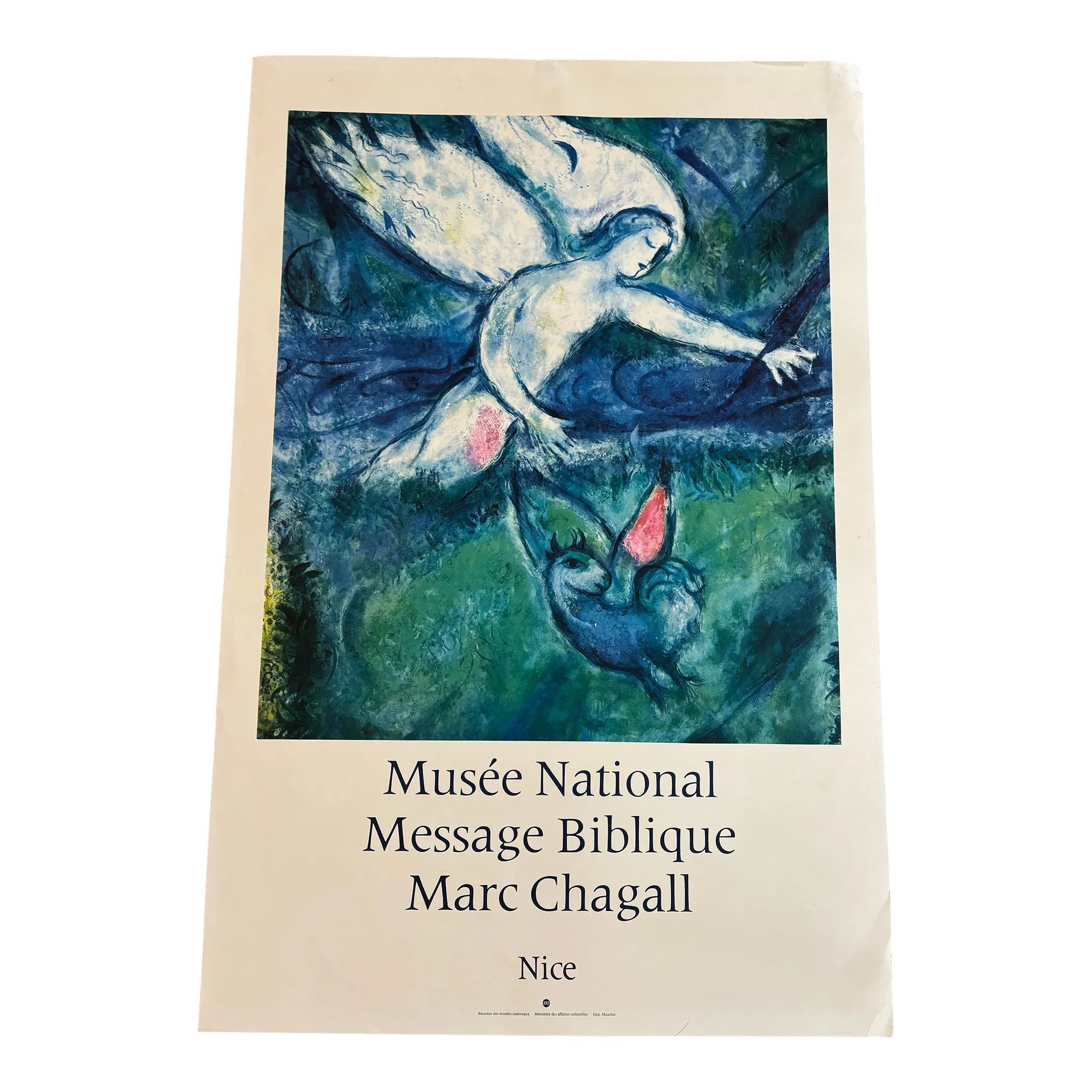 LE MESSAGE BIBLIQUE MARC CHAGALL シャガール Musée National Message Biblique Marc Chagall – Poster Museum