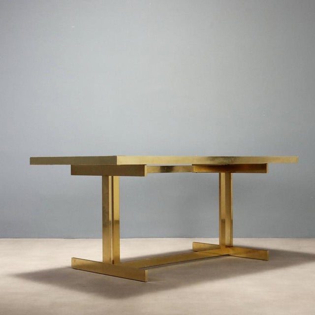 Brass Table by Mario Sabot, 1980s For Sale - Image 9 of 10