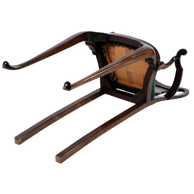 Mid 19th Century Antique English 19th Century Queen Anne Style Mahogany Child’s High Chair - 20” X 16” X 42” For Sale - Image 5 of 5