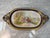 Vintage Hutschenreuther Bavaria Porcelain Vanity Tray – Fragonard Courting Scene With Cobalt & Gold Ormolu-Style Rim For Sale In West Palm - Image 6 of 7