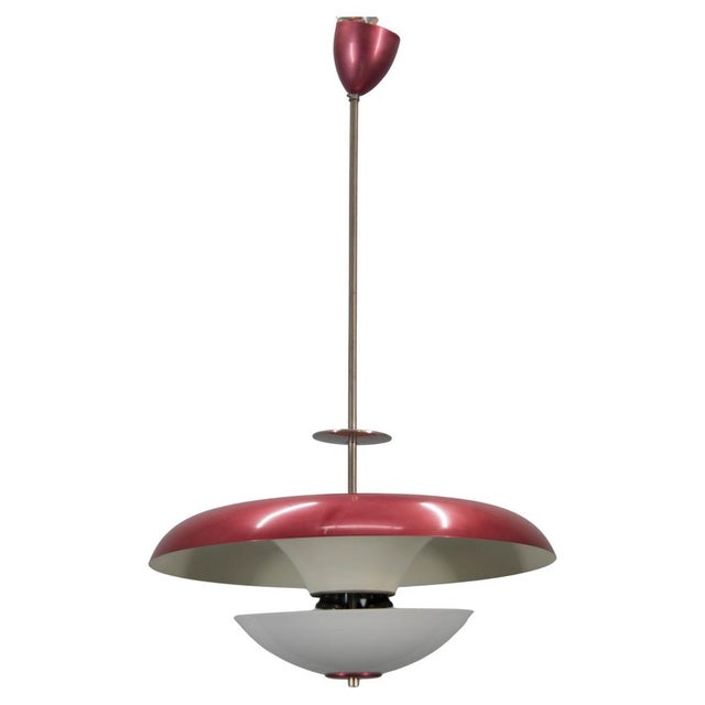 Bauhaus Purple Pendant by IAS, 1930s For Sale - Image 16 of 16