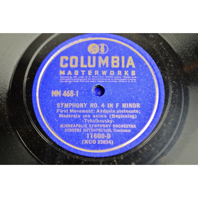 Vintage Columbia Masterworks Tchaikovsky & Liszt 78 Rpm Record Sets