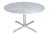 French Marble and Steel Table, 1970 For Sale