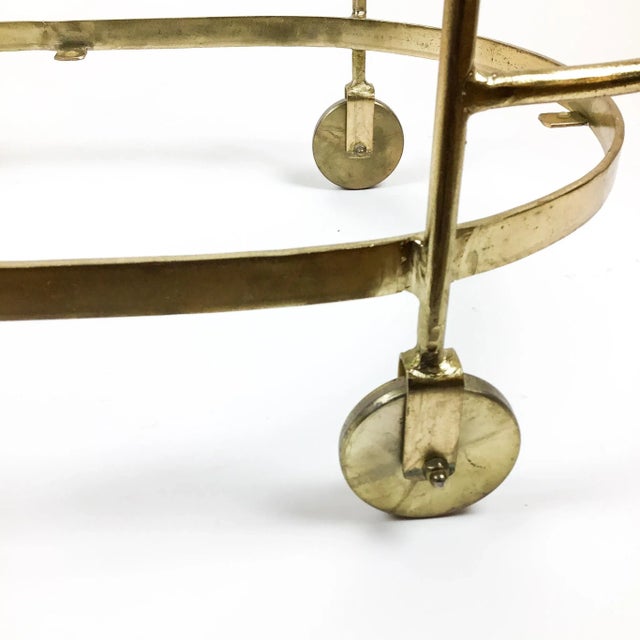 Gold Gold Tone Hollywood Barcart For Sale - Image 8 of 12