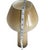 17+ Iin. Massimo Vignelli Venini Fungo Style Murano Beige Striped Art Glass Vase For Sale - Image 13 of 13