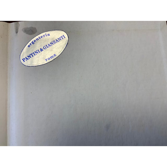 Vintage Sterling and Leather Address Book For Sale - Image 4 of 9