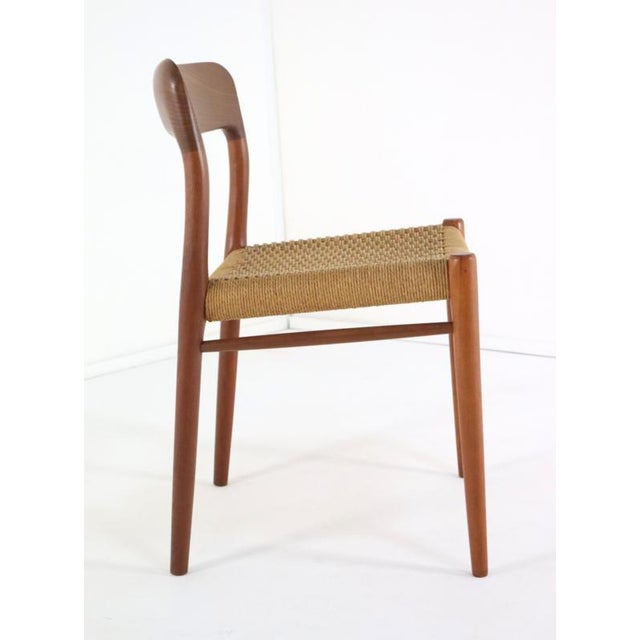 Wood Model 75 Chair by Niels Otto (N O) Møller for J. L. Møllers, 1920s For Sale - Image 7 of 10