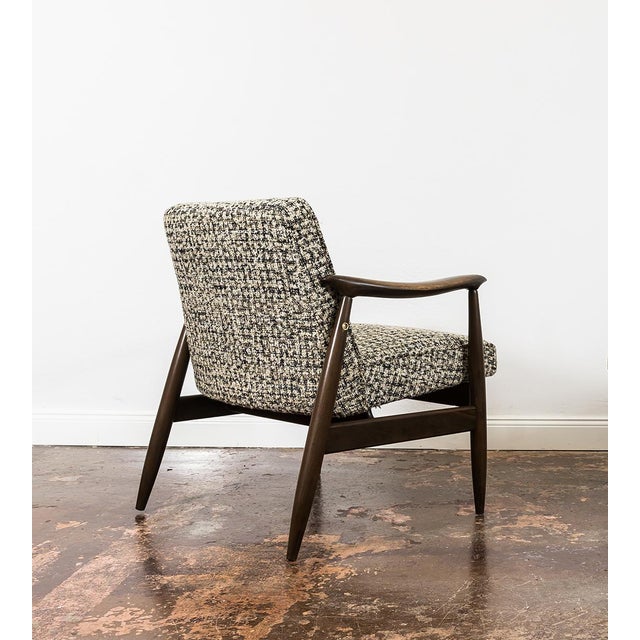 Mid-Century GFM 87 Armchair by Juliusz Kędziorek for GFM, Poland, 1960s For Sale - Image 4 of 14