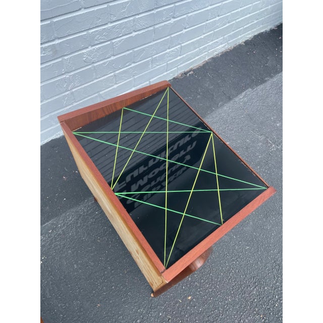 Brown Danish Modern Side or End Tables - a Pair For Sale - Image 8 of 12