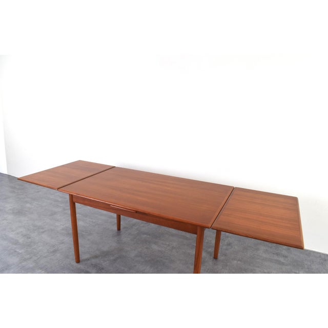 Mid-Century Modern Danish Extendable Dining Table in Teak, 1960s For Sale - Image 16 of 17