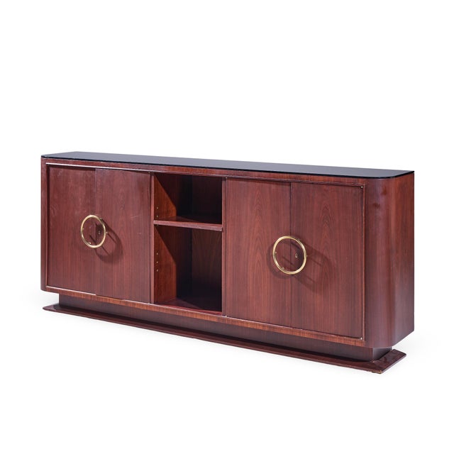 Art Deco Albert Guénot Art Deco Palisander Sideboard Credenza For Sale - Image 3 of 9