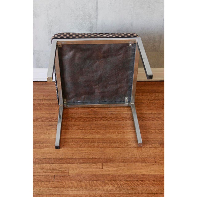 Metal Mid 20th Century Attributed Florence Knoll Relax Tabouret Model 2530 R1c For Sale - Image 7 of 7