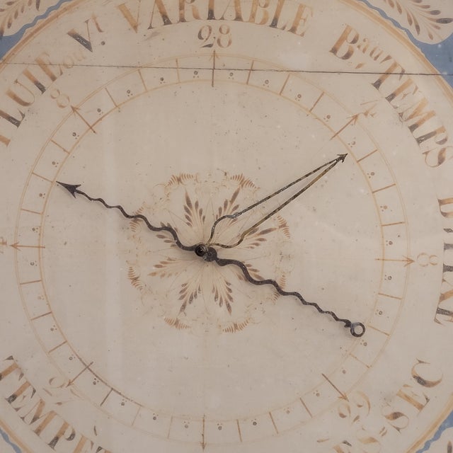 Louis XVI Torricelli Barometer in Carved and Gilded Wooden Frame, France, 18th Century For Sale - Image 15 of 18