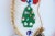 1960s Mid-Century Felt Christmas Stocking Ornaments - Set of 6 For Sale - Image 5 of 6