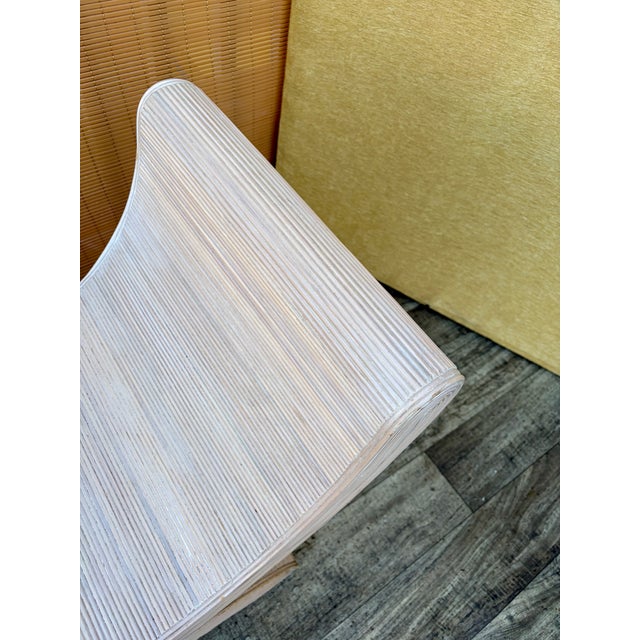Coastal Style Pencil Reed Coffe Table in the Betty Cobonpue Manner. Circa 1980's. For Sale - Image 10 of 17