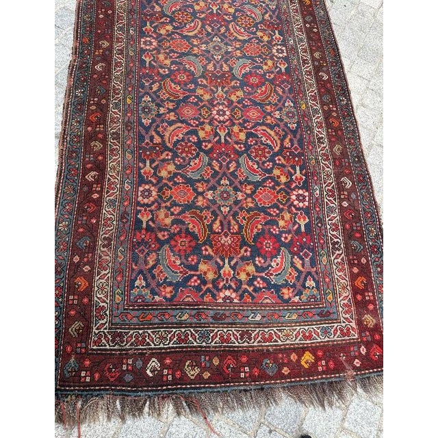 Antique Long Kurdish Runner Rug, 1800s For Sale - Image 11 of 18
