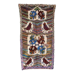 Moroccan Azilal Vintage Rug - 3'2" X 6'0" Ft
