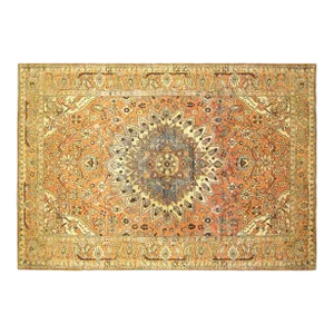 Vintage Persian Baktiari Oriental Rug, in Small Size, W/ Central Medallion