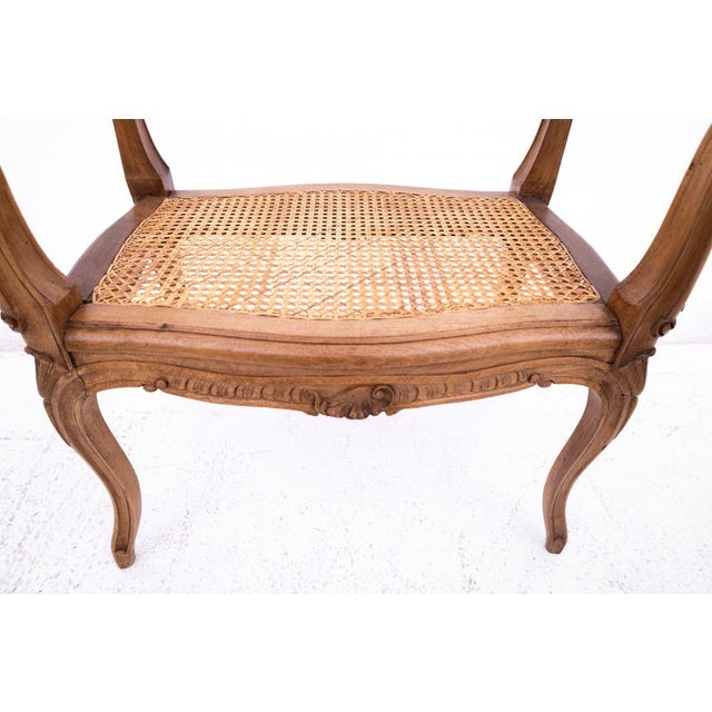 Vintage French Bench, 1940s For Sale - Image 6 of 10