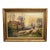 19th Century French Pastoral Oil Painting, the Shepherd and His Flock by Derians For Sale