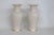 Lenox Ming Blossom Vase Pair of 2 Embossed Ivory Porcelain With Gold Trim 4930b For Sale - Image 13 of 17