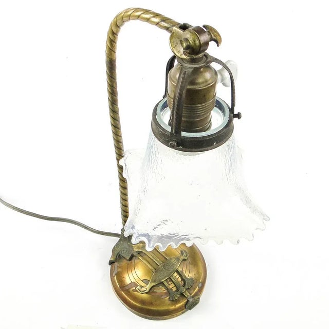 Art Nouveau Bedside Lamp, Former Austro Hungarian Empire, 1900s For Sale - Image 10 of 13