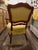 Traditional Early 20th Century Mahogany Office Armchair With Patterned Upholstery For Sale - Image 3 of 11