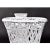 Plastic 3 Russell Woodard White Spun Fiberglass Outdoor Plant Stand Planters For Sale - Image 7 of 8