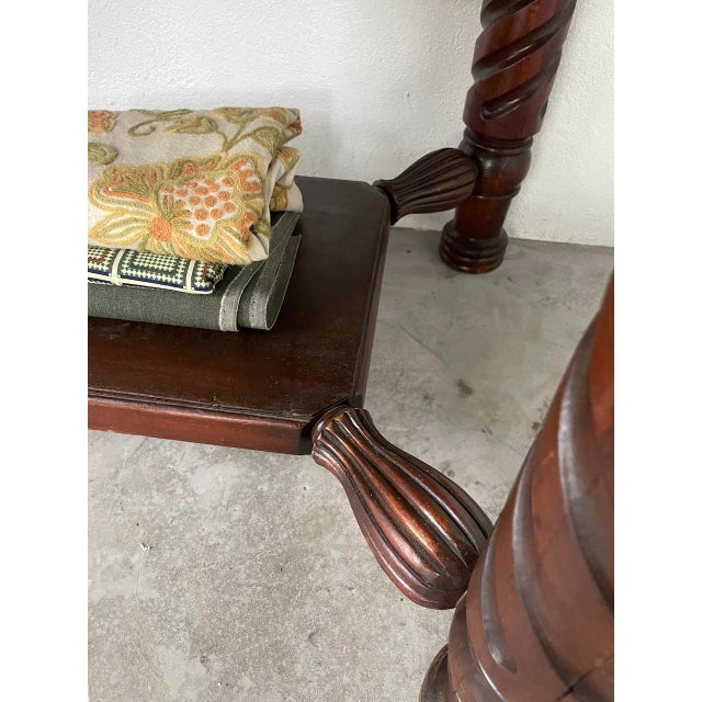 Mahogany Console Desk, 1900s For Sale - Image 13 of 18