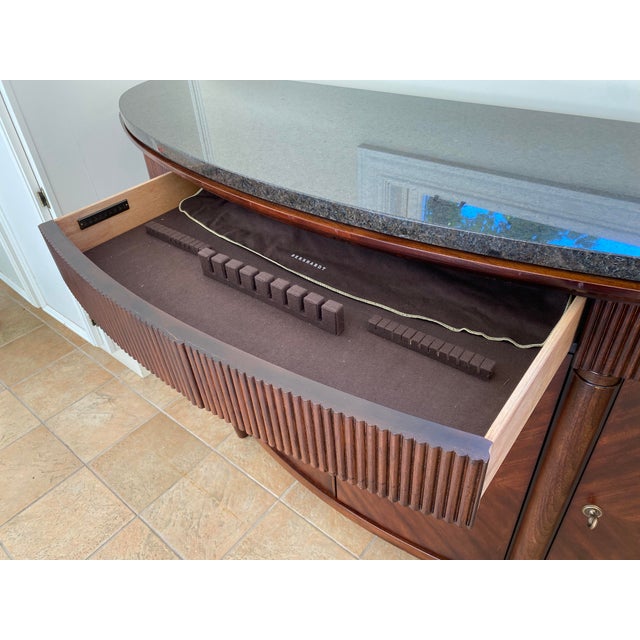 Traditional Bernhardt Wooden Buffet With Mirror For Sale - Image 11 of 18