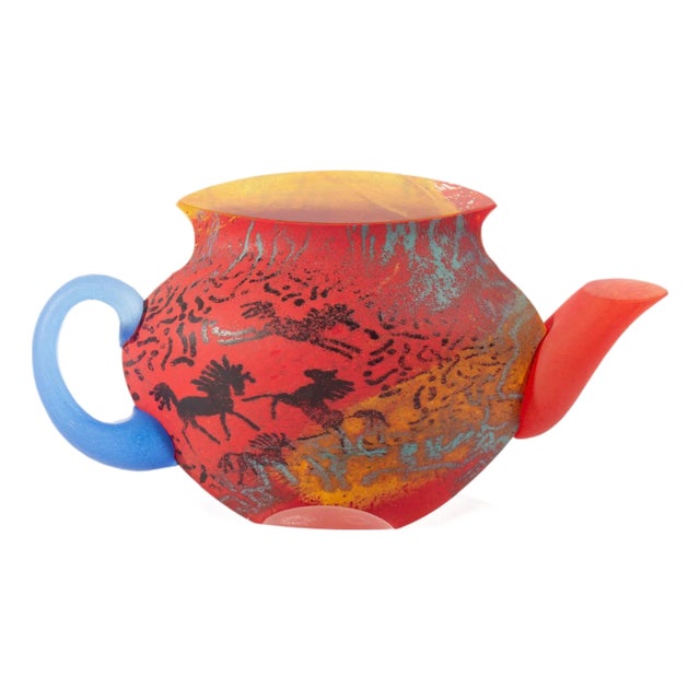 Kjell Engman Kosta Boda Atelier Teapot Sculpture For Sale