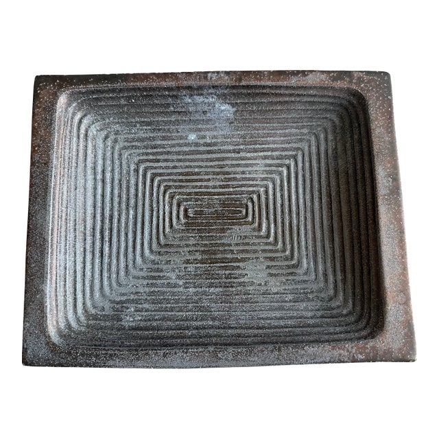 Ben Seibel Mid-Century Brass Catchall Tray For Sale