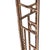 Metal 1980s Art Deco Geometric Frank Lloyd Wright Style Copper Colored Coat & Hat Rack For Sale - Image 7 of 10