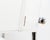 Condition: Upholstered in white full-grain leather. The leather shows moderate signs of wear. All chairs feature the...