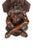 Wood Victorian Walnut Figural Wall Bracket For Sale - Image 7 of 8