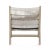 Four Hands Julian Weathered Grey Teak and Handwoven Rope Outdoor Chair For Sale - Image 11 of 13
