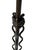 Vintage Art Deco Floor Lamp in Wrought Iron and Silk by Jan Joustra, 1920s For Sale - Image 9 of 14