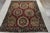 Transitional Antique Karabagh Rug With Rose Cartouches and Ornate Black Border - Rug & Kilim For Sale - Image 3 of 7