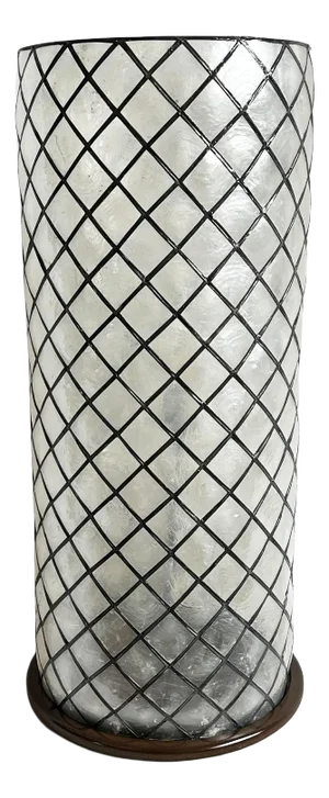 Capiz Cylinder Table Lamp