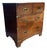 Vintage Hekman Campaign Chest in Warm Walnut With Brass Hardware [Rg] For Sale