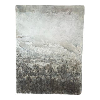 Vintage Carl Sublett ‘Surf #172’ Original Abstract Textural Seascape Watercolor 22x30 Signed For Sale
