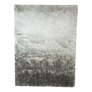 Vintage Carl Sublett ‘Surf #172’ Original Abstract Textural Seascape Watercolor 22x30 Signed