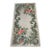 1950s Signed Hand-Hooked Folk Art Wall Hanging Colorful Floral Design, Usa For Sale