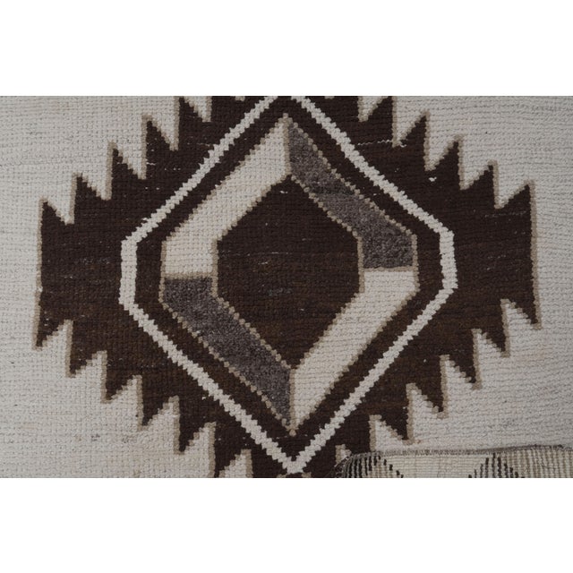 1960s Vintage Handmade Wool Kilim Runner Rug For Sale - Image 10 of 11