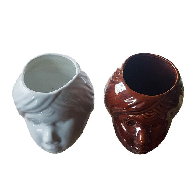 Italian Taste of the Moro Vases, 1960s, Set of 2 For Sale - Image 6 of 9
